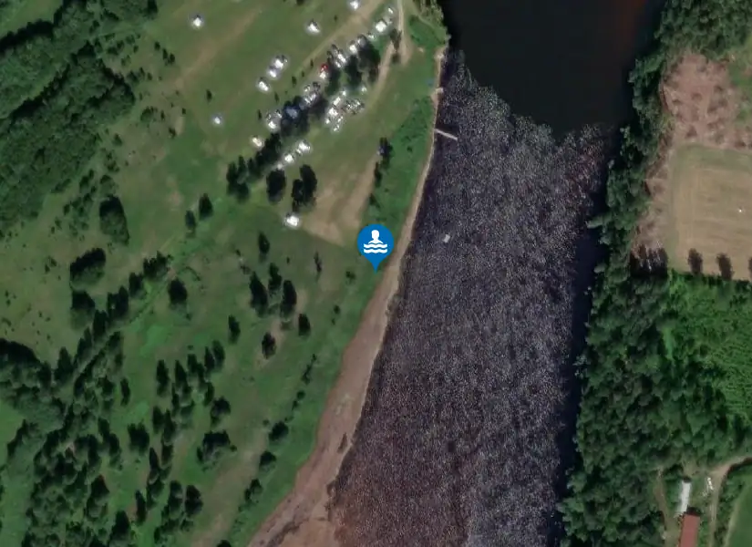 Storängen, Klarälven från satellit