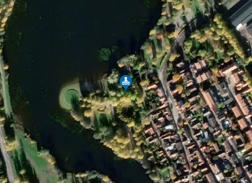 Kålgården från satellit