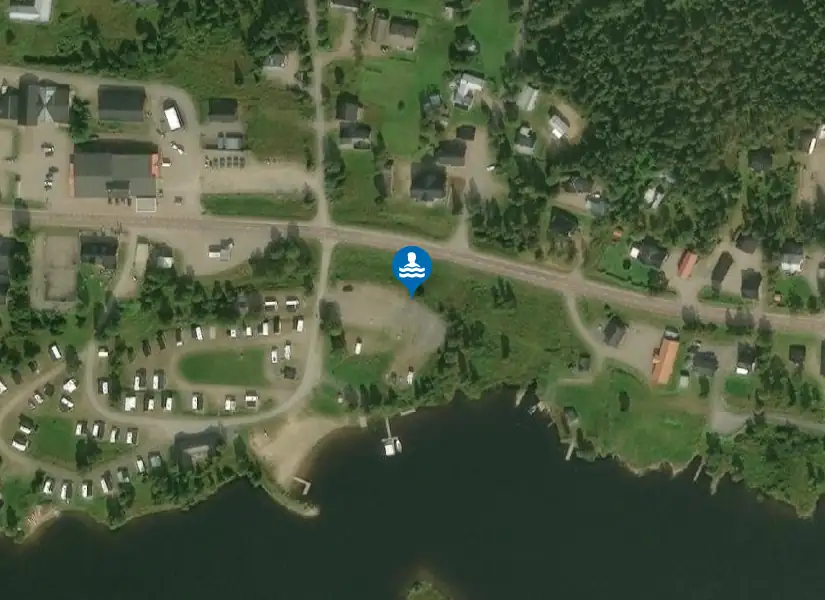 Lofssjön från satellit