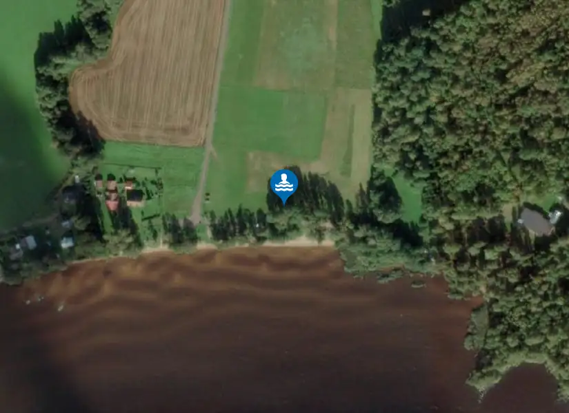 Gottbol, Skagern från satellit