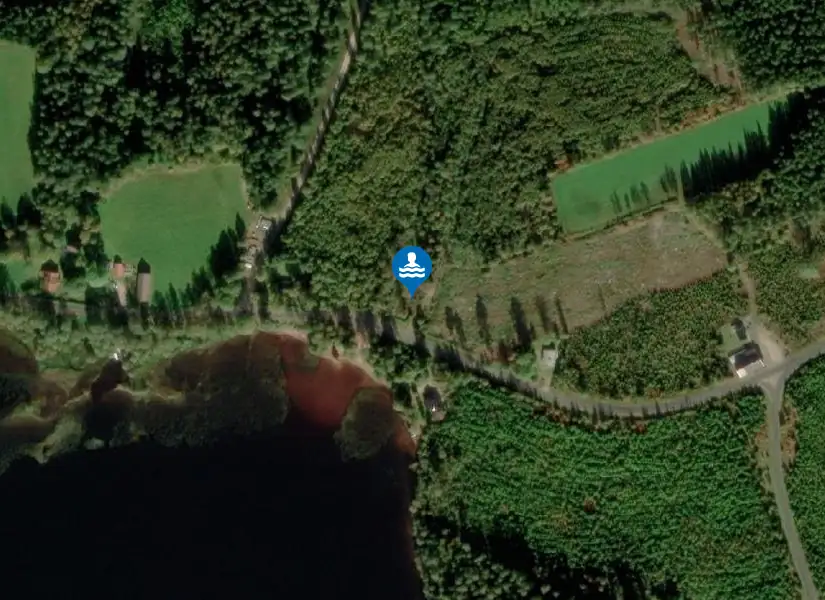 Sjöbo, Skärvsjö från satellit