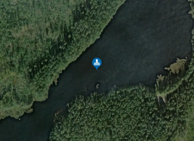 Vågsjön från satellit