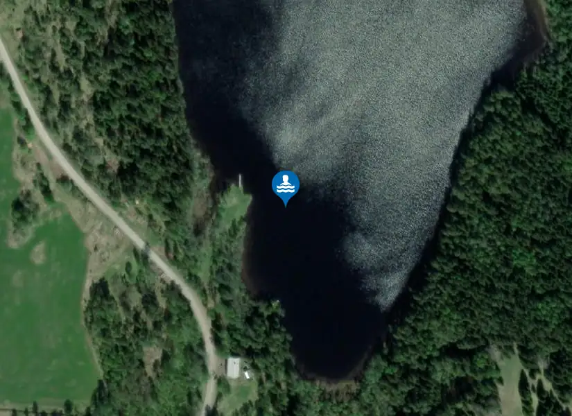 Östersbytjärn från satellit