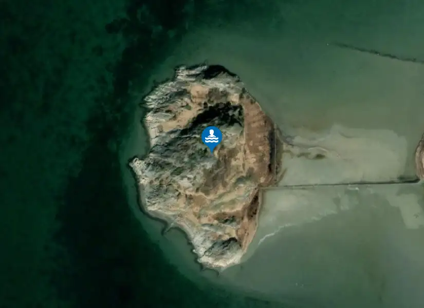 Norums Holme från satellit