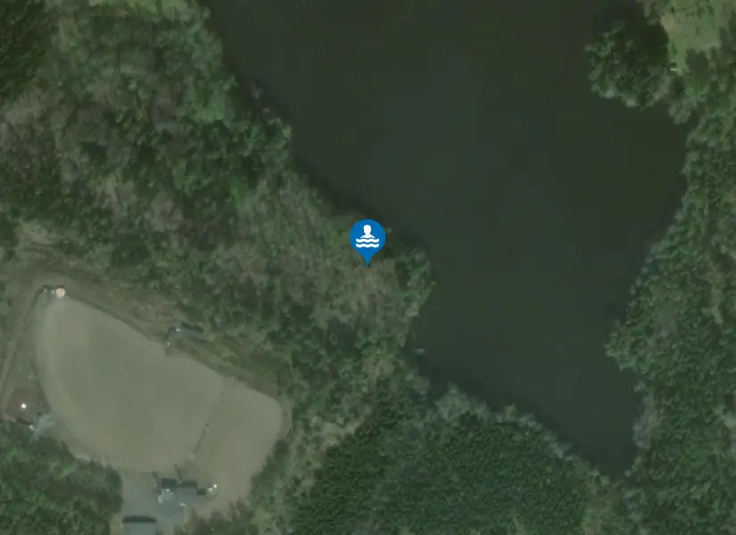 Gårasjön från satellit