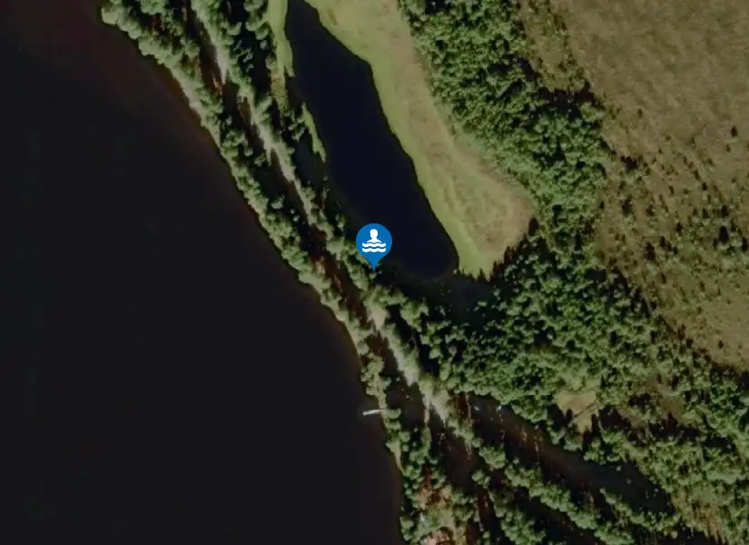 Färnösandsbadet från satellit