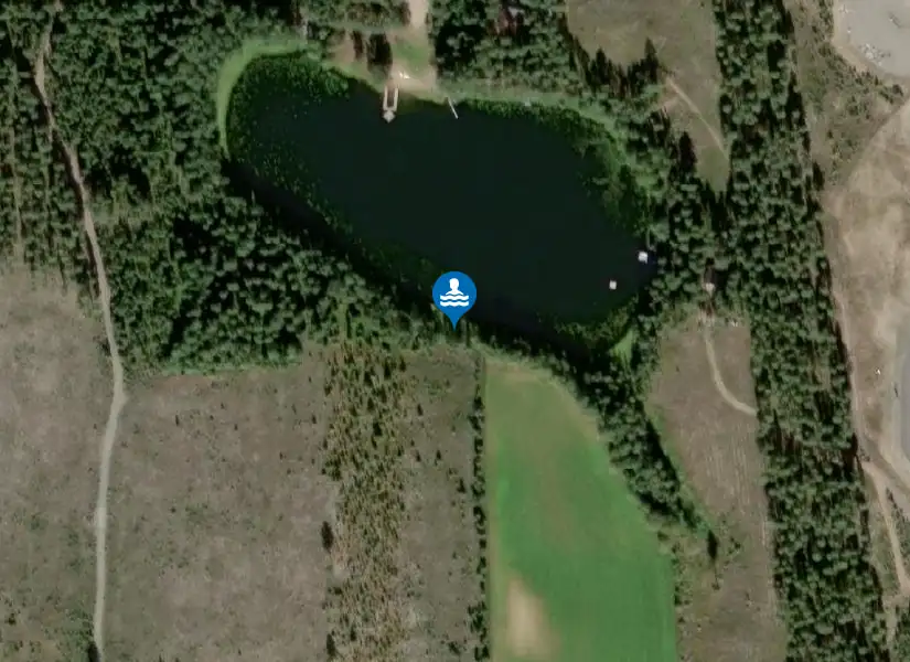 Hamptjärn,Hampen från satellit