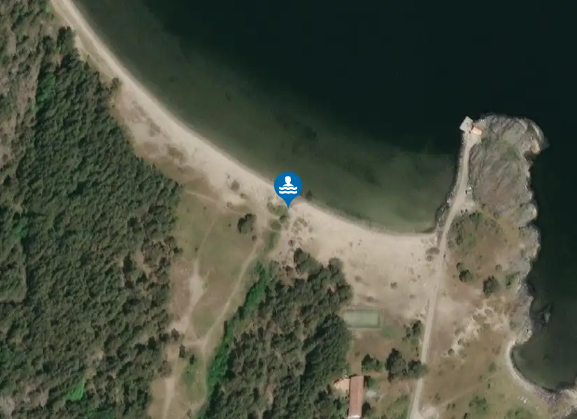 Kilesand, Sydkoster från satellit