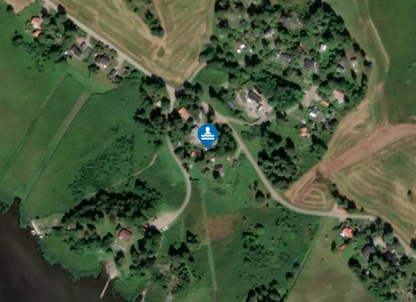 Café Ängstugan från satellit