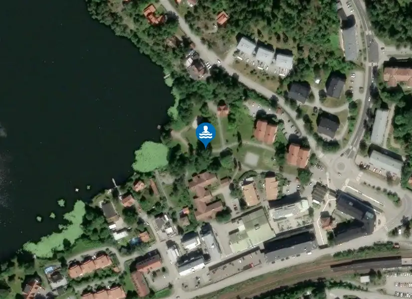 Flaten från satellit