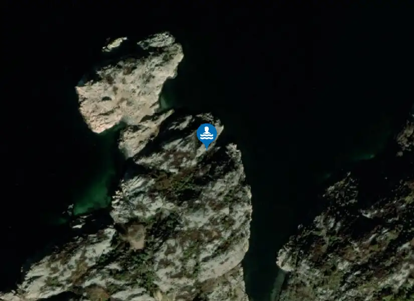 Strumpeskagen från satellit