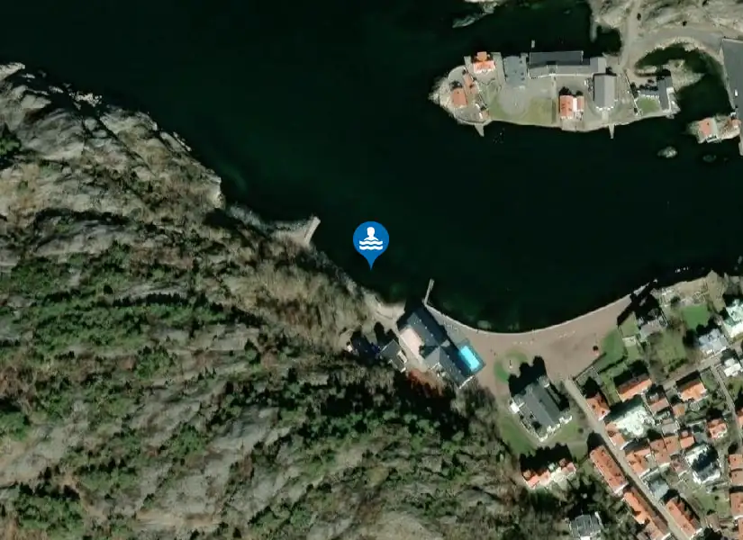 Marstrand Båtellet från satellit