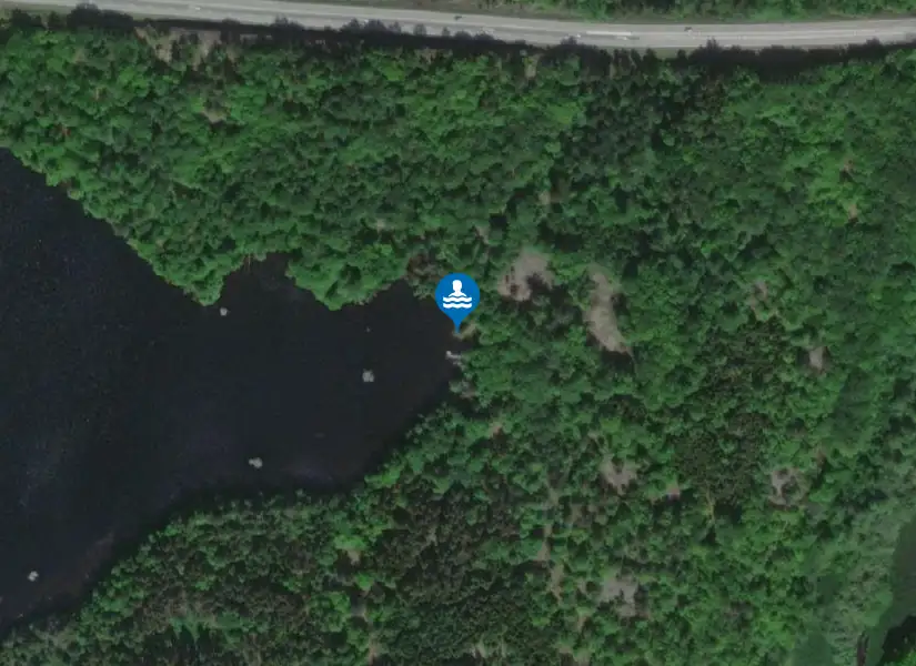 Blanksjön från satellit