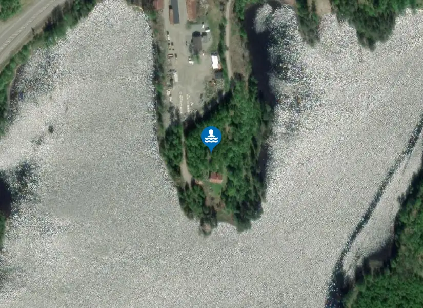 Silvergruvan från satellit