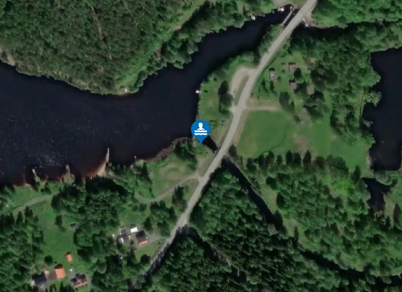 Stjärnforsbadet, Ljusnaren från satellit