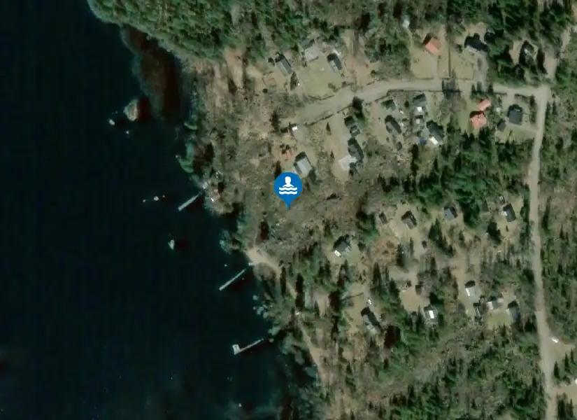 Älgnäs Fritidsby från satellit