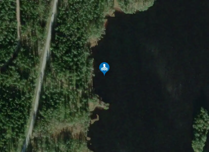 Gröna Udden från satellit