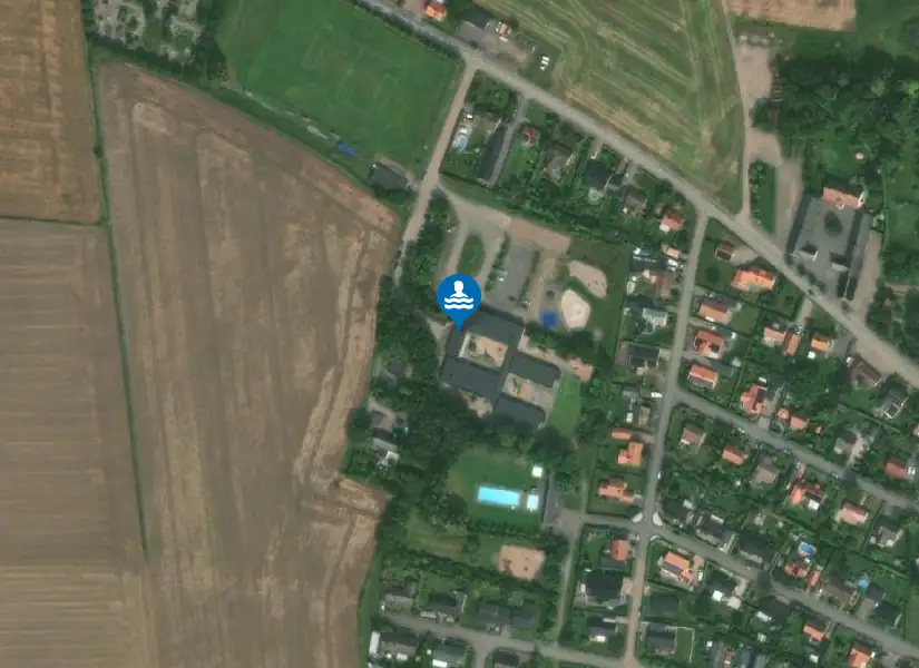 Härslövsbadet från satellit