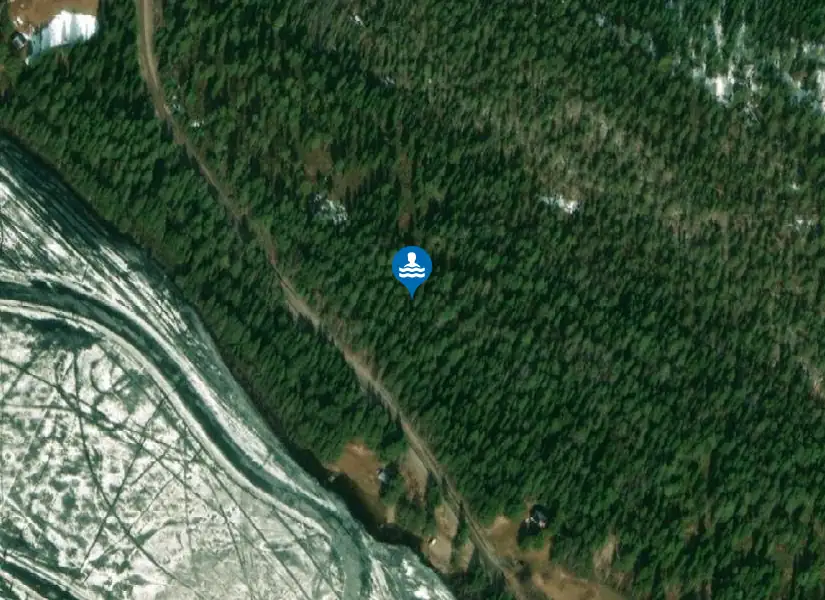 Klöverträsket från satellit