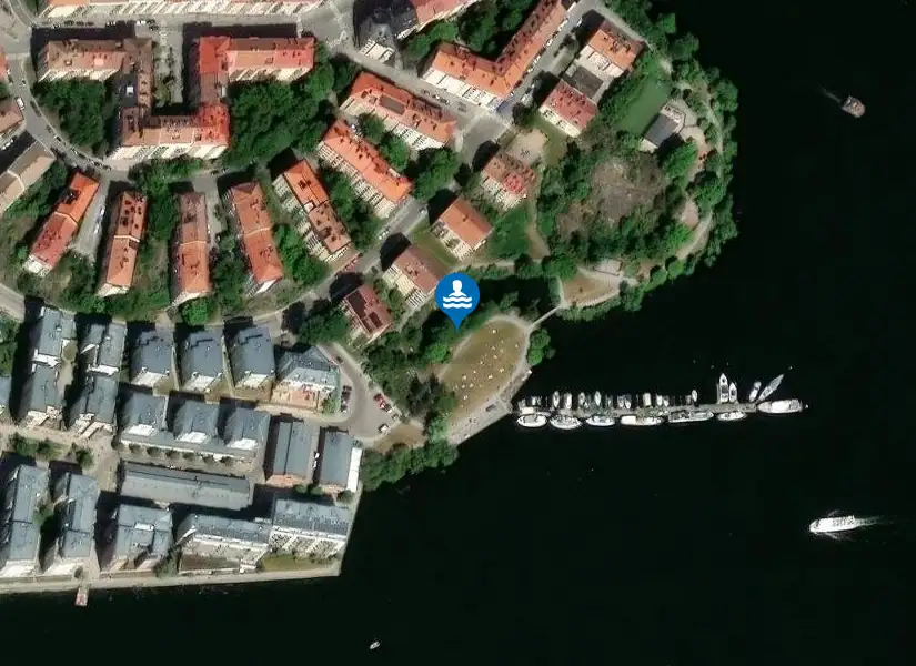 Essinge Udde från satellit