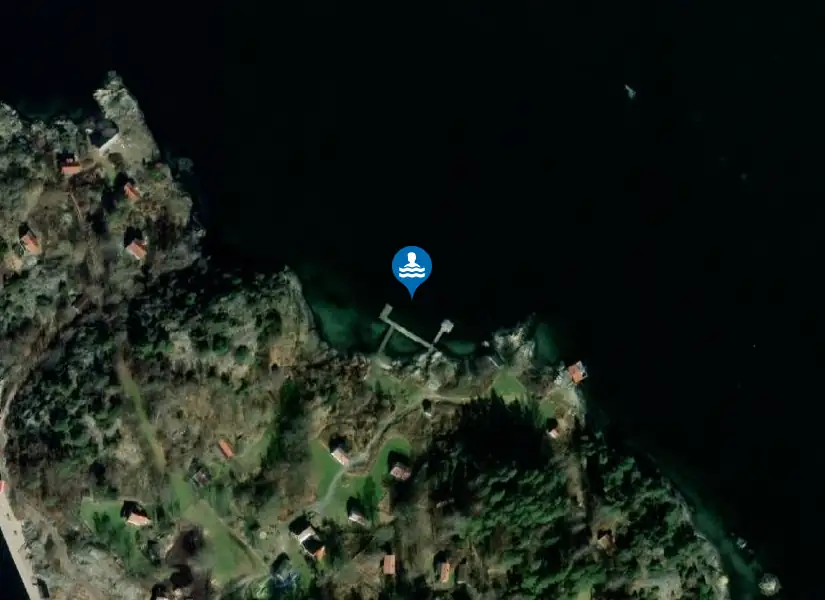 Lilla Brattön från satellit