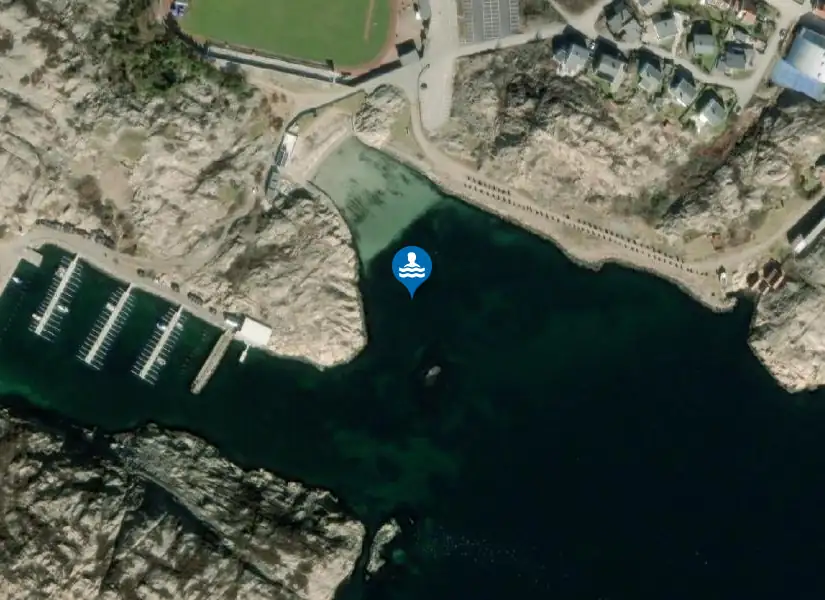 Pinnevik - Berget från satellit