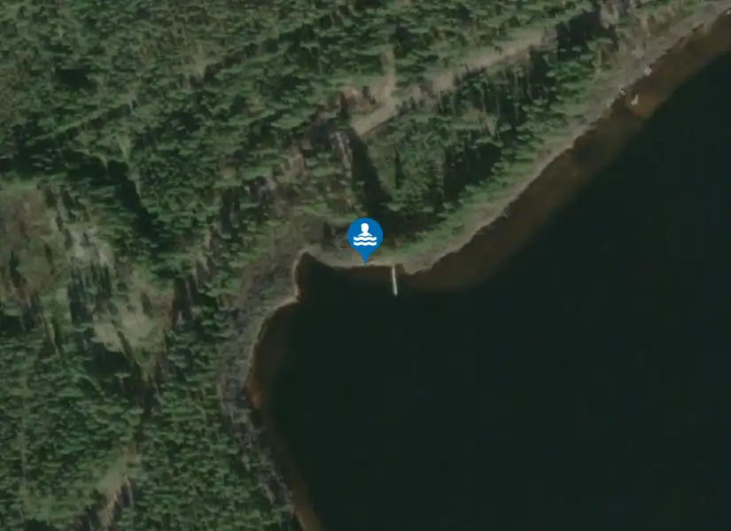 Forshyttan från satellit