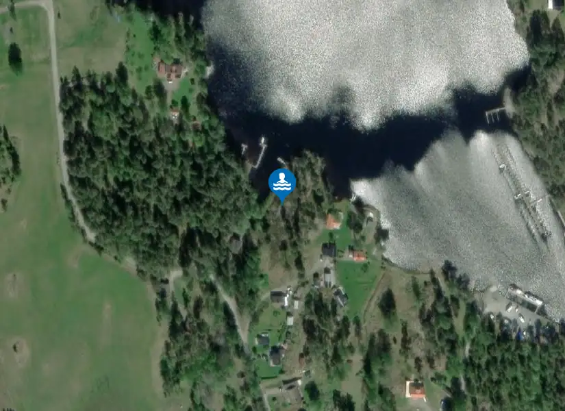 Forstjärn, Lennartsfors från satellit