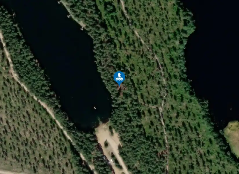 Valkalampi från satellit