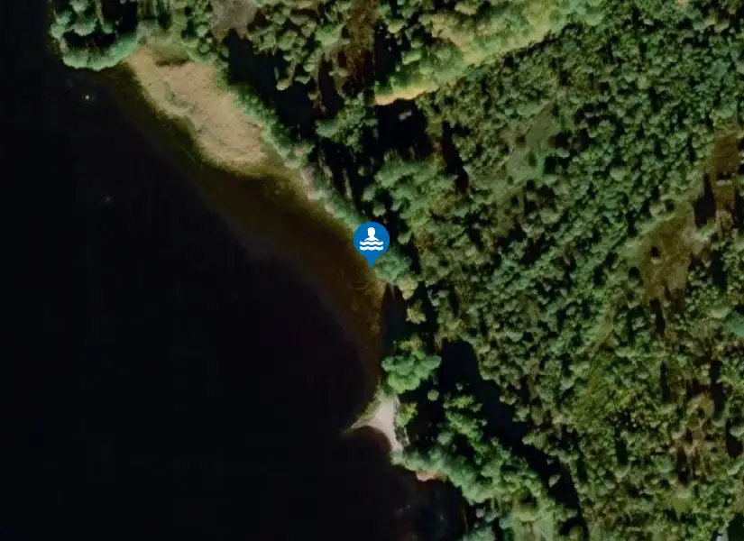 Sjöbacken från satellit