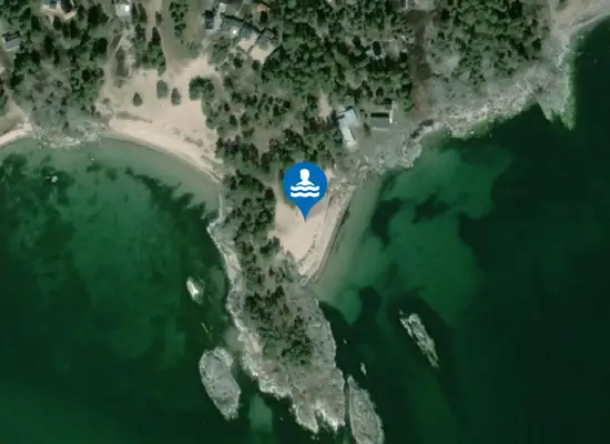 Badplats Lilla Trouville Stranden, Värmdö