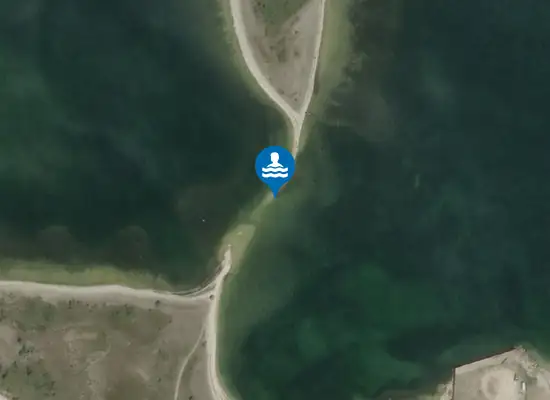 Badplats Gustav Setu stenbro, Gotland