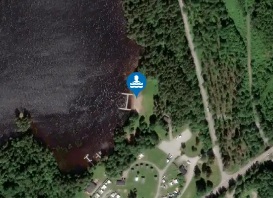 Badplats Campingbadets strand, Norberg