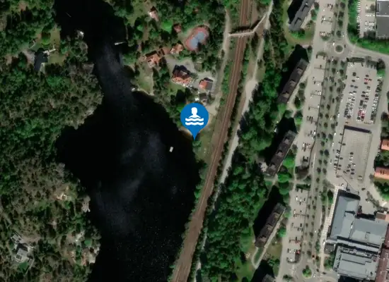 Badplats Rudan norra strand (Lillrudan), Haninge