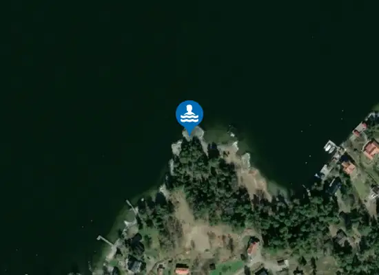 Badplats Näsets klippbad, Värmdö