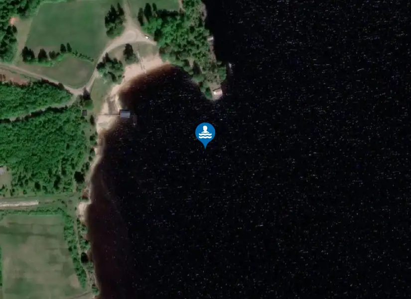 Fryken, Bjälverud från satellit