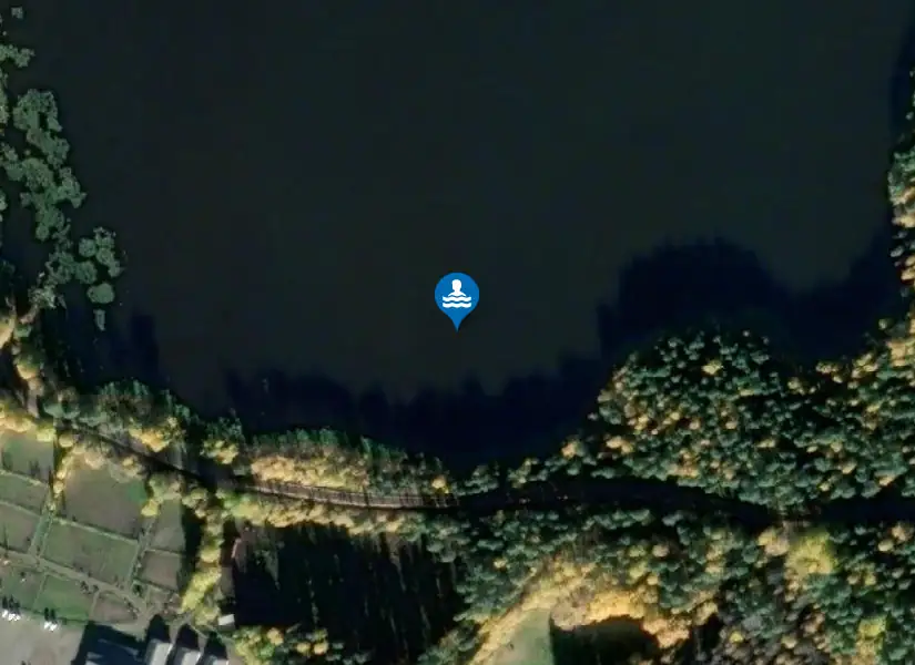 Främby udde från satellit