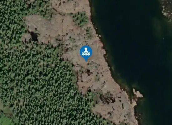 Badplats Sillhällorna, Havsjungfrun, Skellefteå