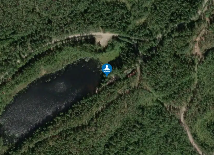 Furusjöns badplats, Rydboholm från satellit