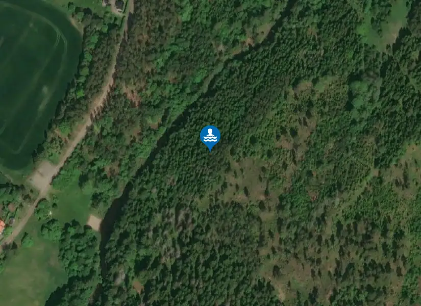 Fyrisån Skyttorpsbadet från satellit