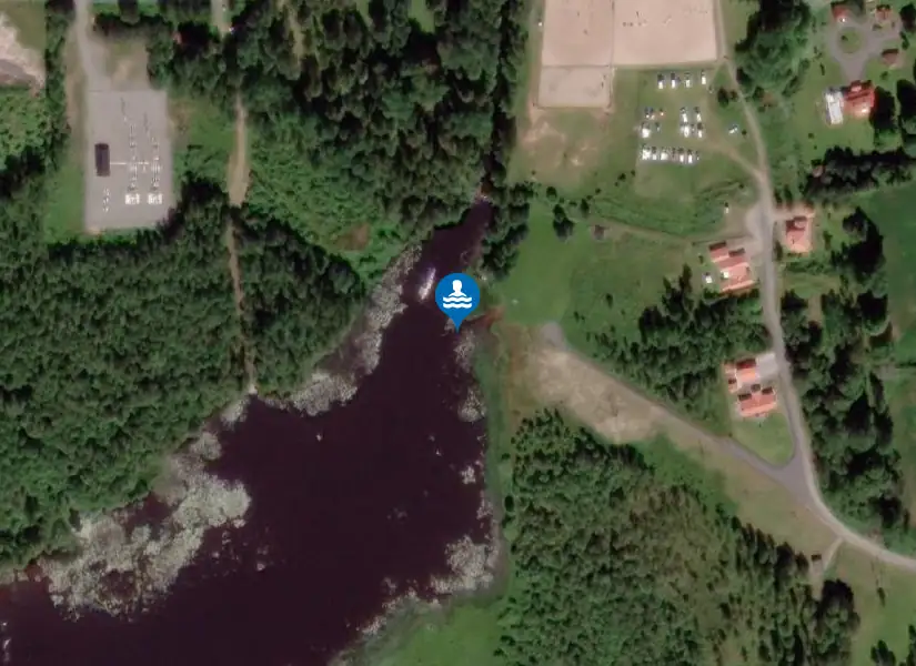 Anebysjön från satellit