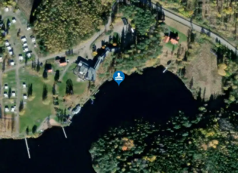 Gladtjärn från satellit