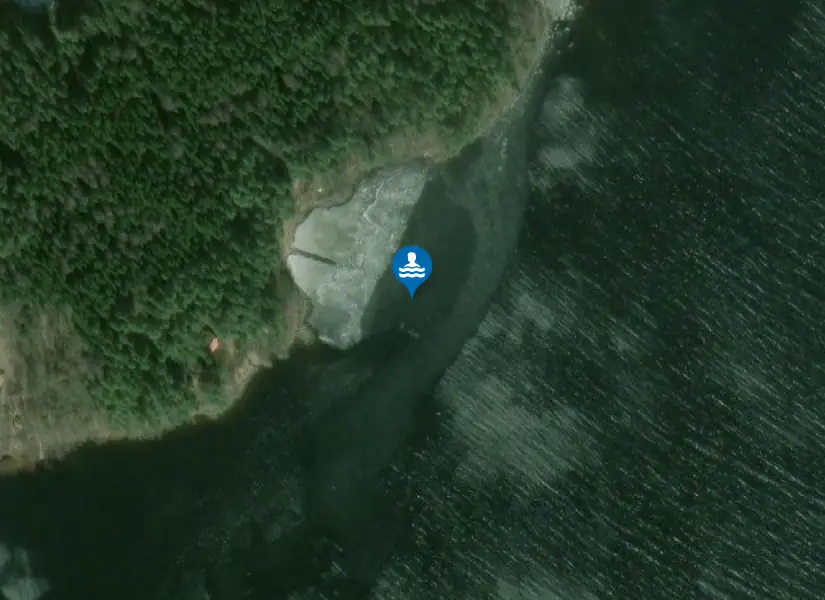 Glafsfjorden, Bergsviken från satellit