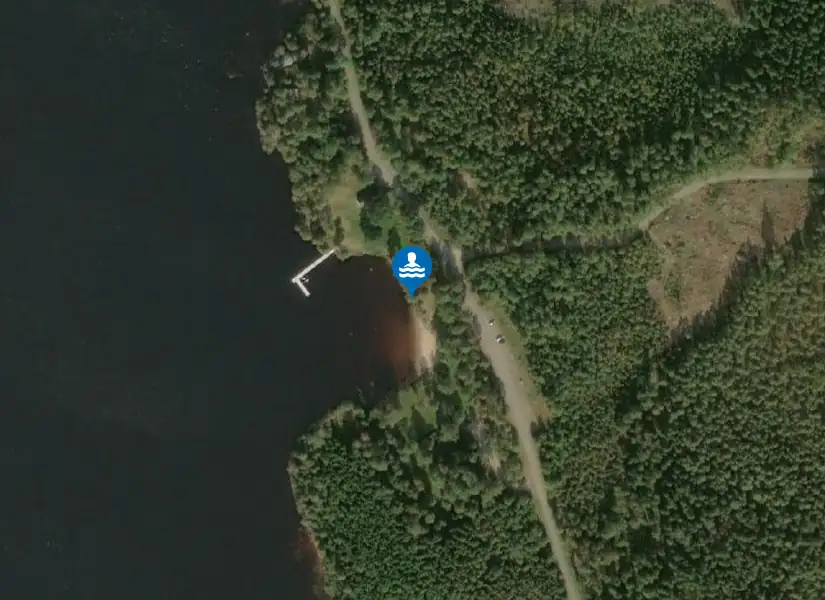 Annebergssjön från satellit