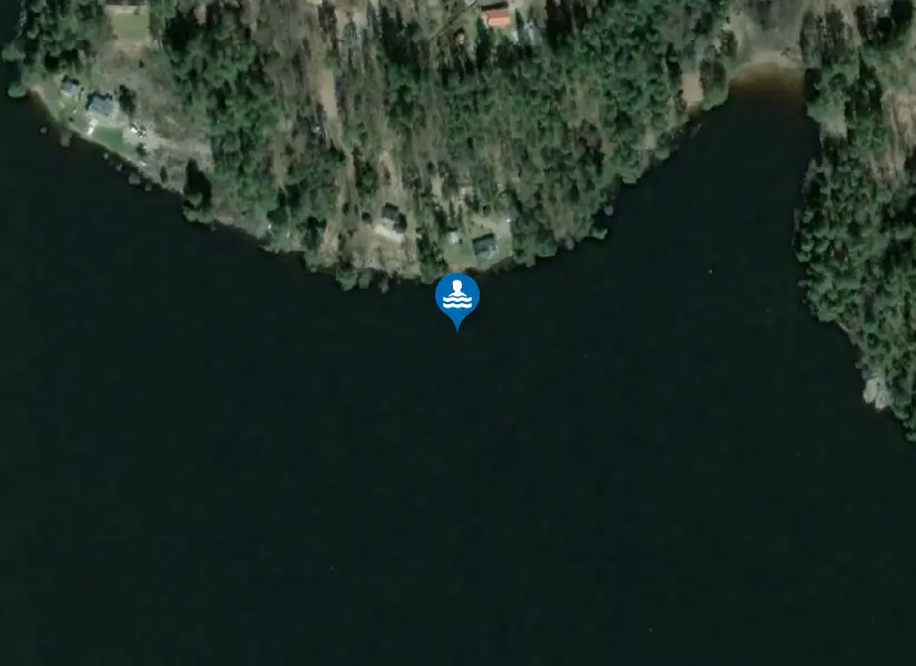 Glafsfjorden, Körselviken från satellit