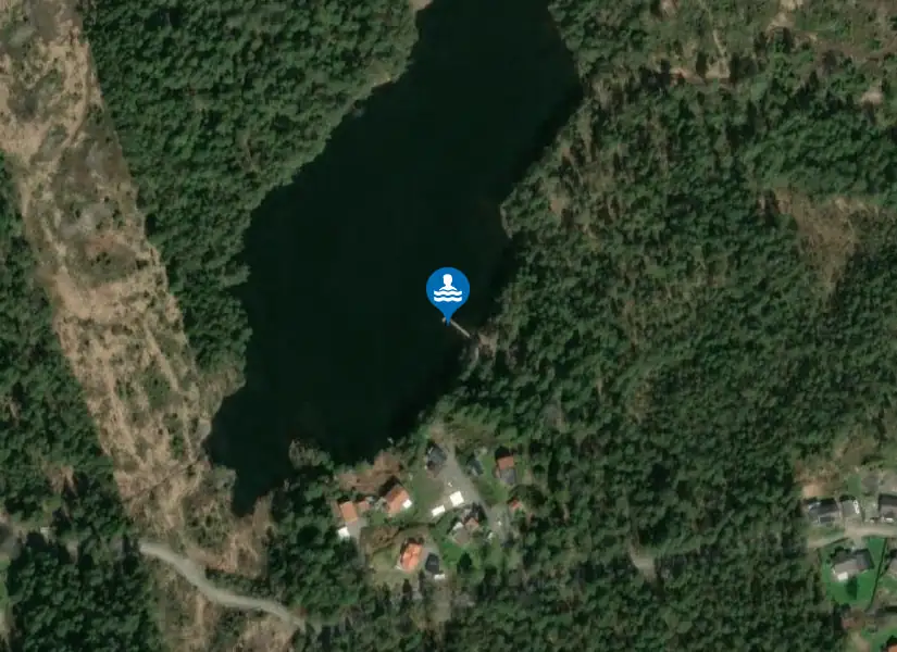 Annesjön från satellit