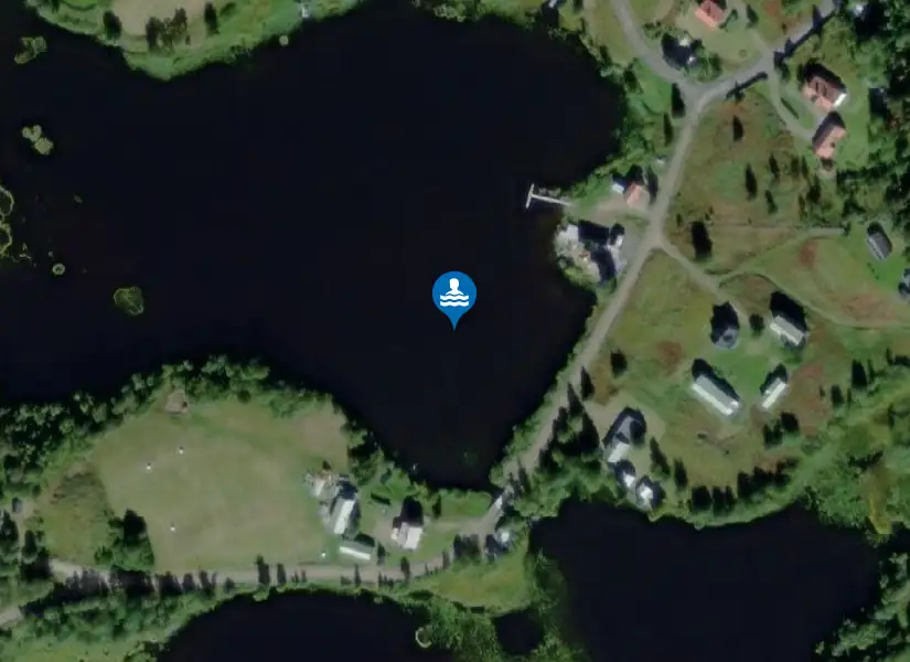 Glötesjön från satellit