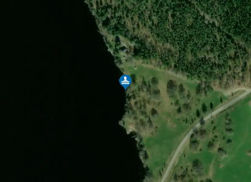 Annsjön, Ljusfallshammar från satellit