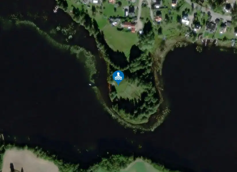 Gron, Rävudden från satellit