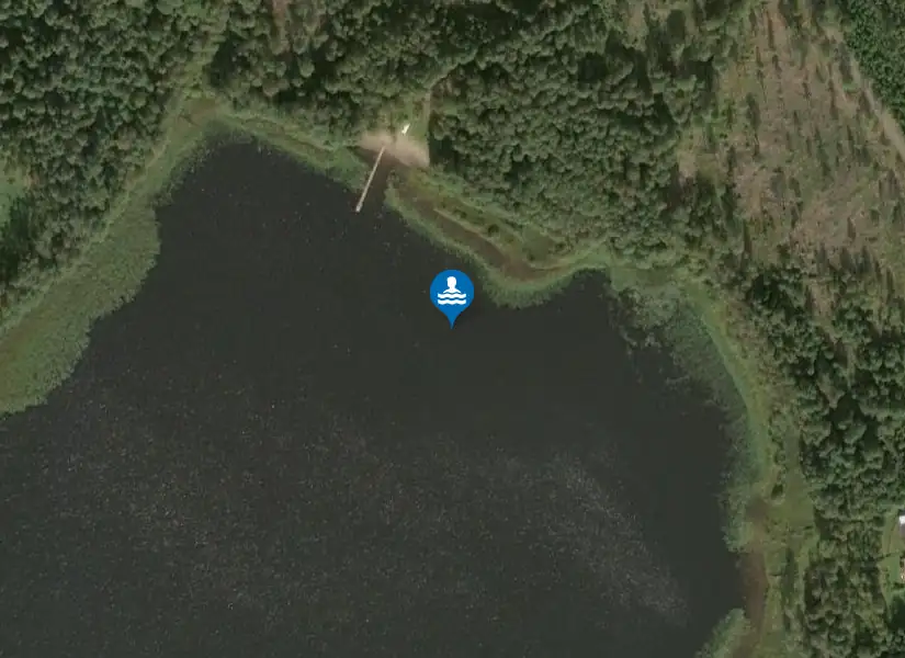 Grytteredssjön från satellit